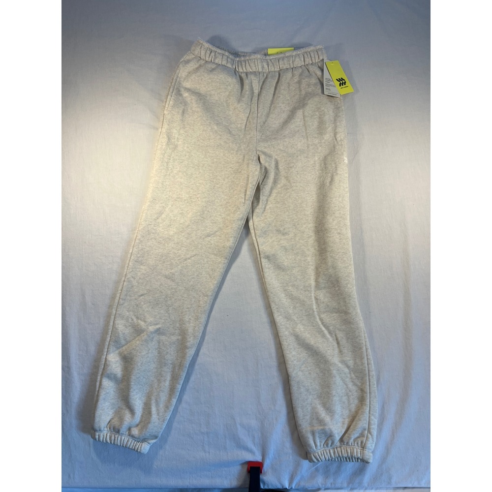 All in Motion Kids Active Comfort Jogger Pants Oatmeal Heather XL 14 NWT
